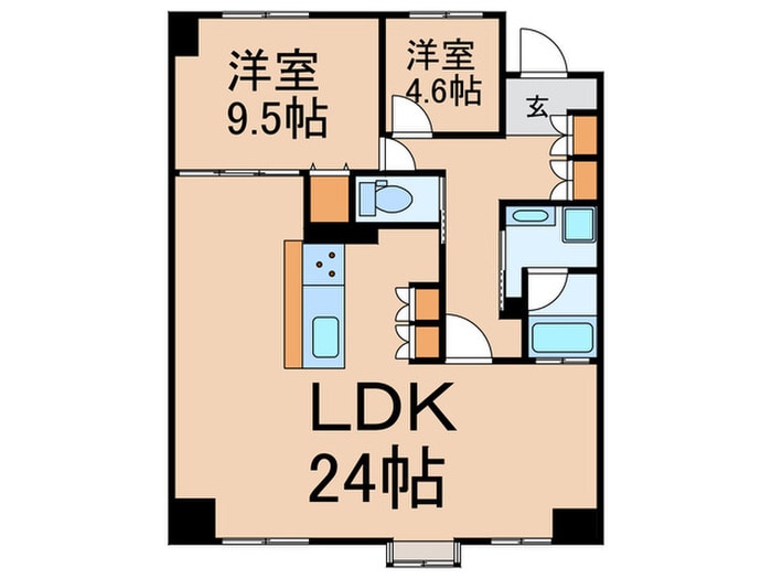 ライネスハイム志村（607）の物件間取画像