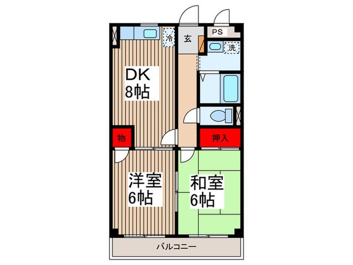 パインズプラーザの物件間取画像