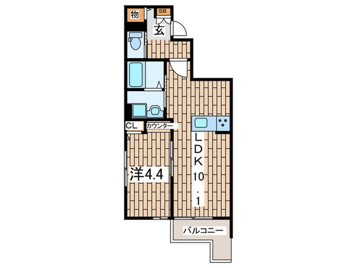 仮）メゾンときわ大船　Ⅱの物件間取画像