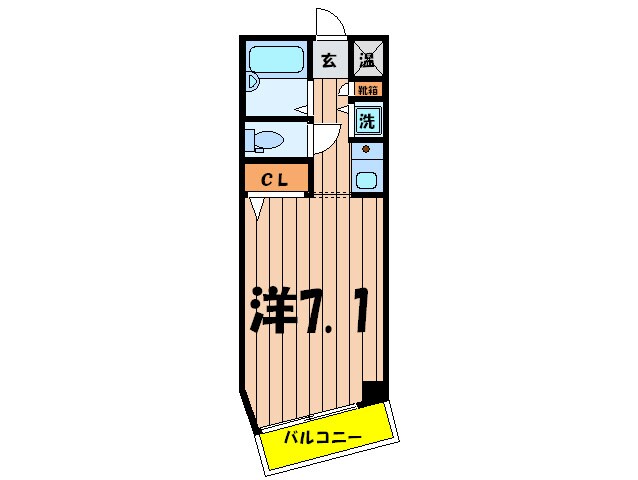 ハイツ中目黒の物件間取画像