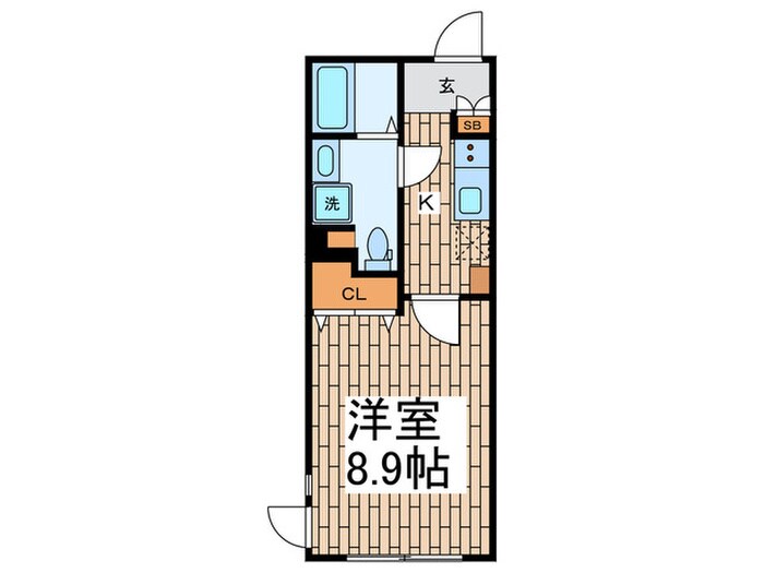 COCOCUBE大森本町の物件間取画像