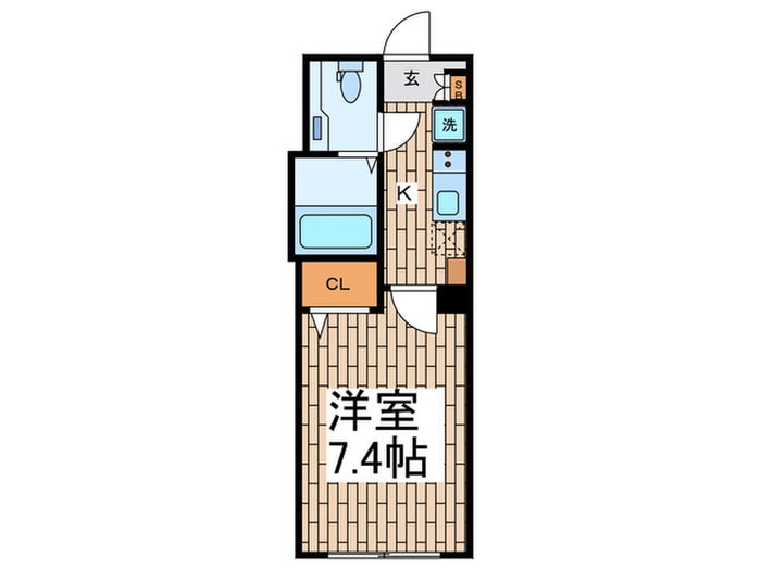 COCOCUBE大森本町の物件間取画像