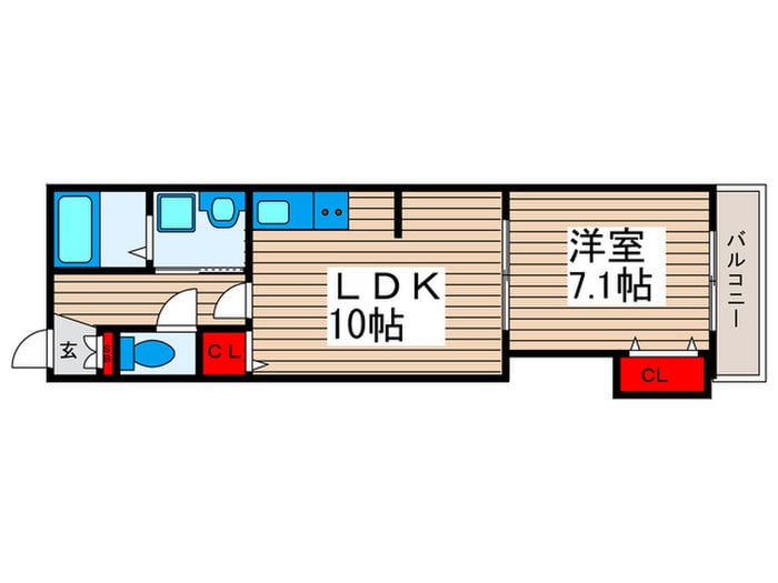 エムズグレイス７の物件間取画像