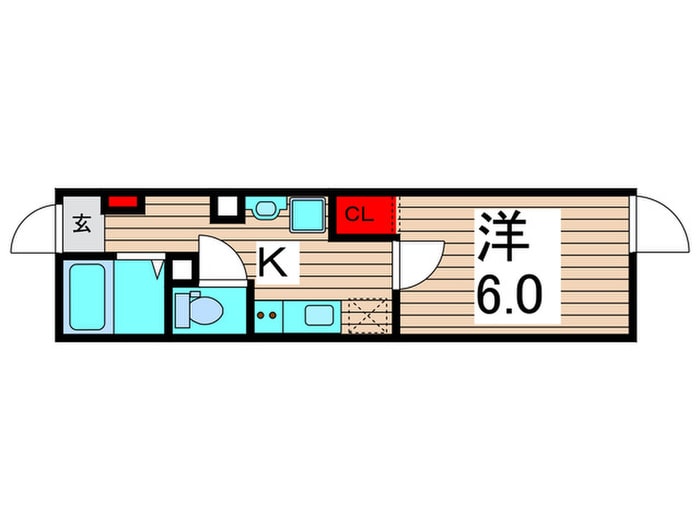 仮）足立区東和２丁目Ａ棟の物件間取画像