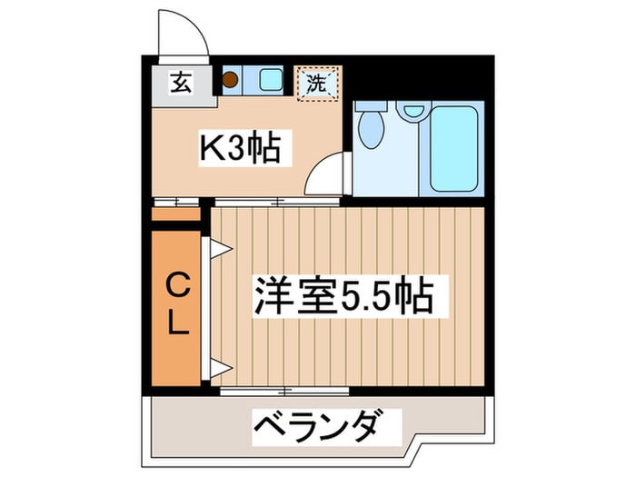 アビタ武蔵野の物件間取画像