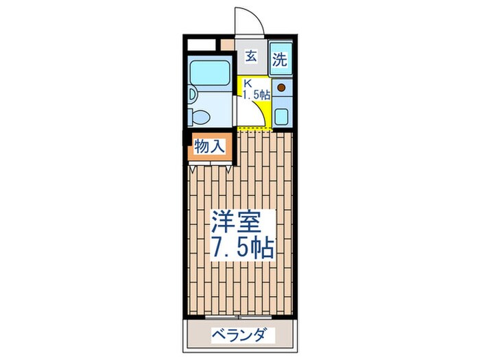 サシダシルキ－ハイツの物件間取画像