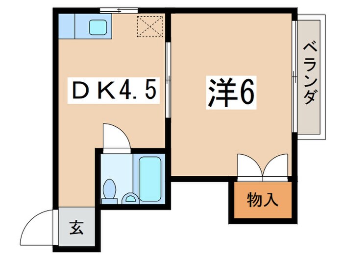 井上ハイツの物件間取画像