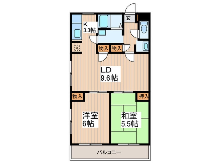 ラークヒルの物件間取画像