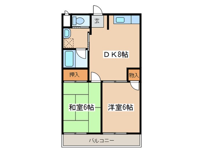 チェリーハイムの物件間取画像