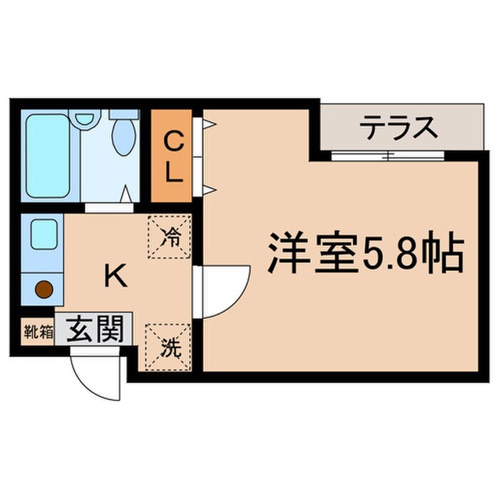 コム．エスパシオ若宮の物件間取画像