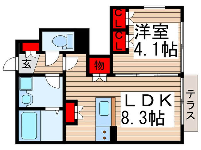 仮)東久留米市本町３丁目計画の物件間取画像