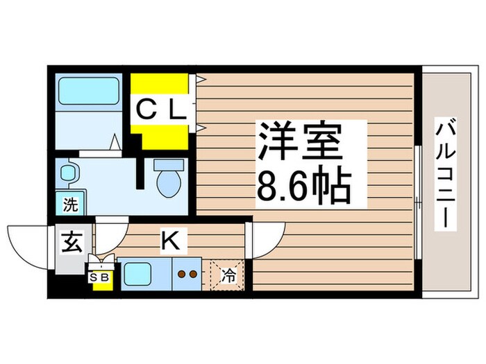 アム－ルⅡ　エストの物件間取画像