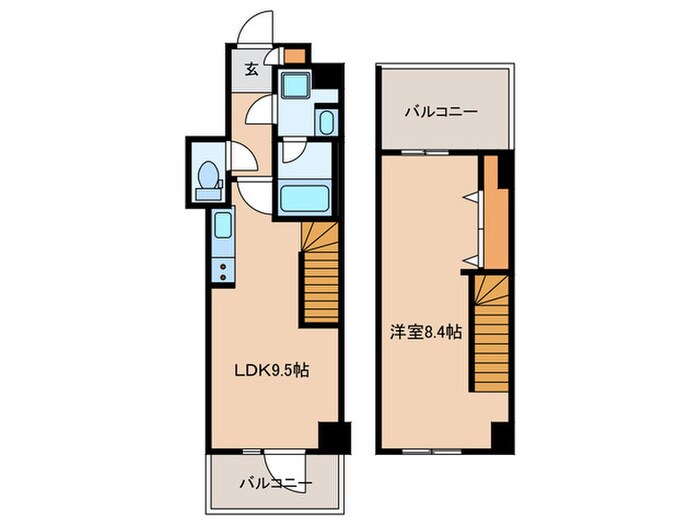 ミレドゥーエ神楽坂の物件間取画像