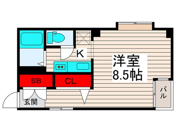 Ｋハイムの物件間取画像