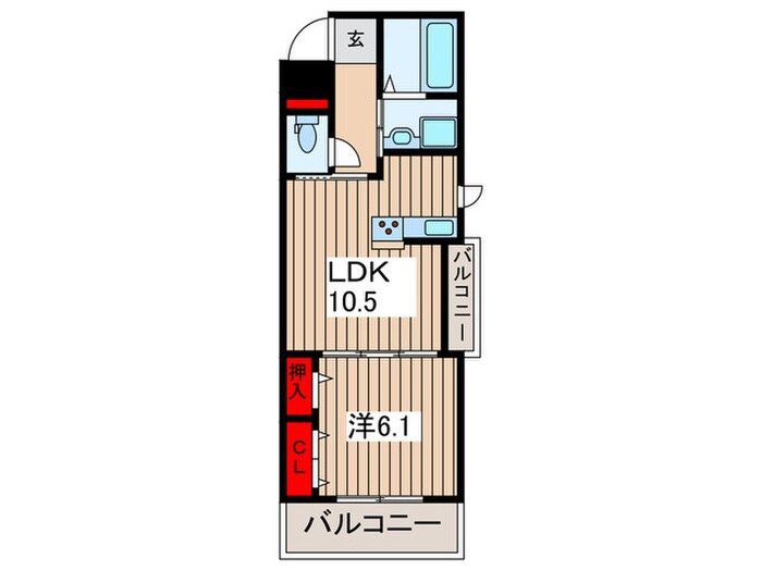 フィオーレの物件間取画像