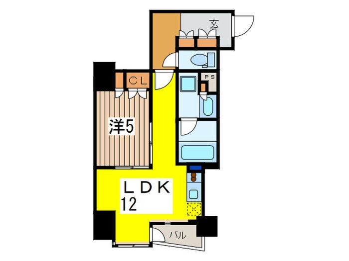 セレサ日本橋堀留町の物件間取画像