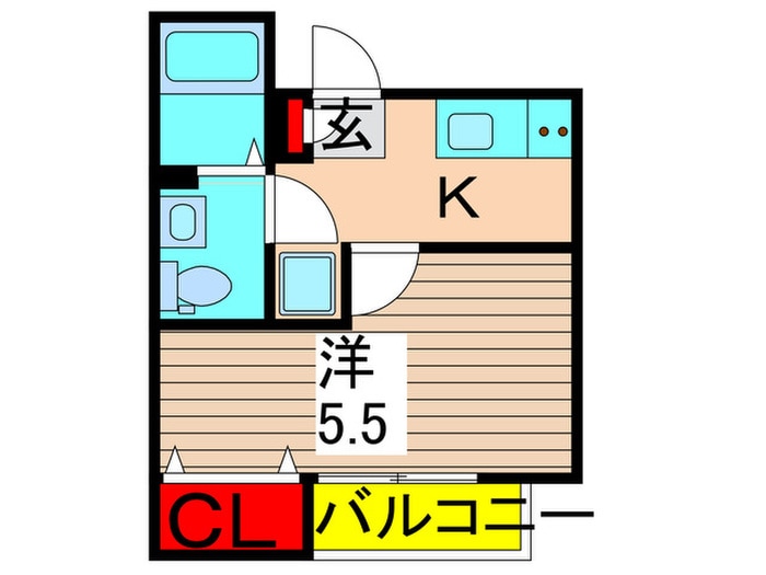 エスカリエ・ブルーの物件間取画像