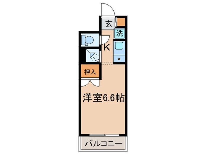 リブレス武蔵新城の物件間取画像