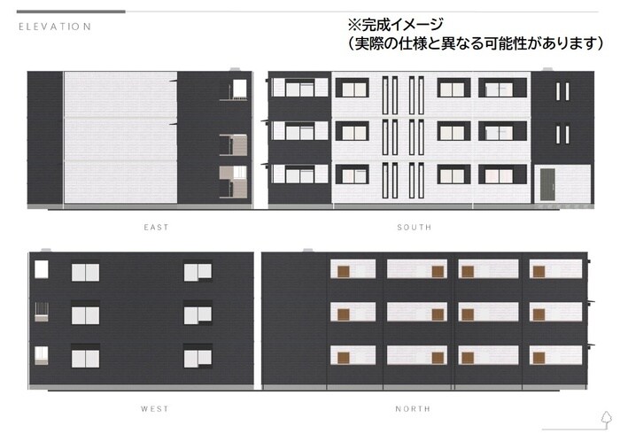 仮)下落合3丁目共同住宅の物件外観写真