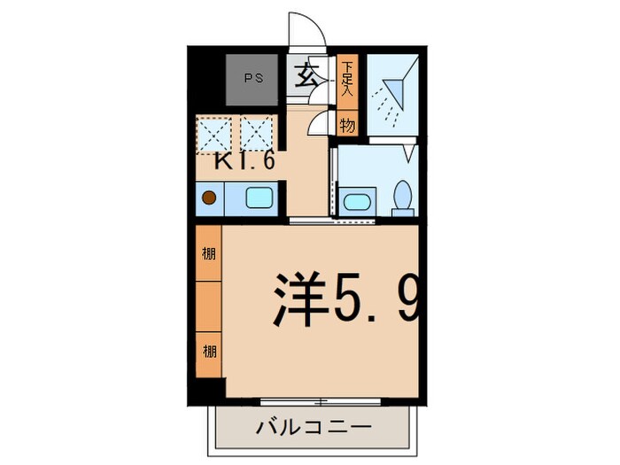 Totsu Residence Shibaの物件間取画像