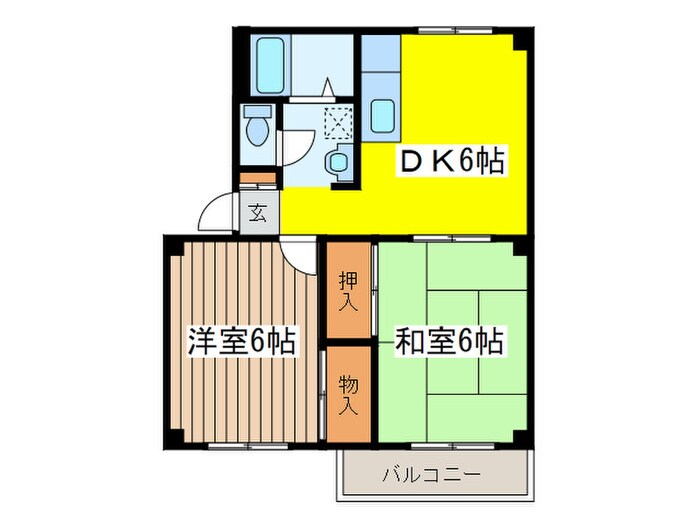 ニッコー狛江マンションの物件間取画像