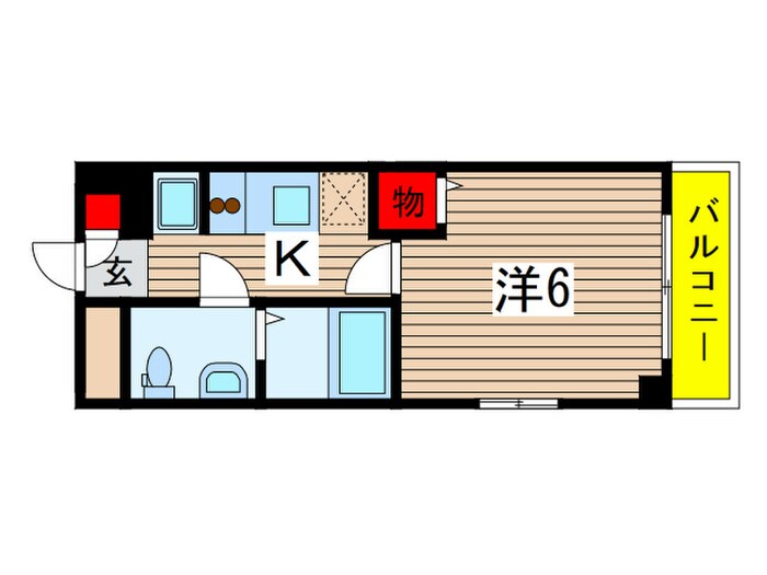 レアレジデンス稲毛の物件間取画像