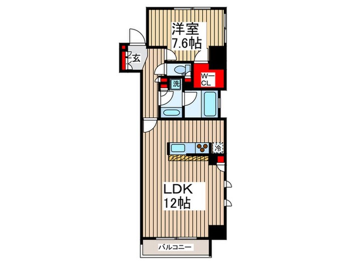 エスティメゾン錦糸町Ⅱの物件間取画像