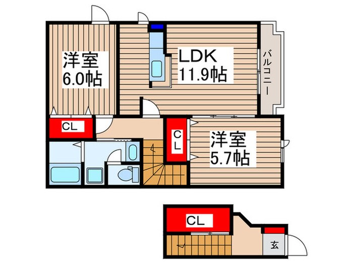 パークアドニスの物件間取画像