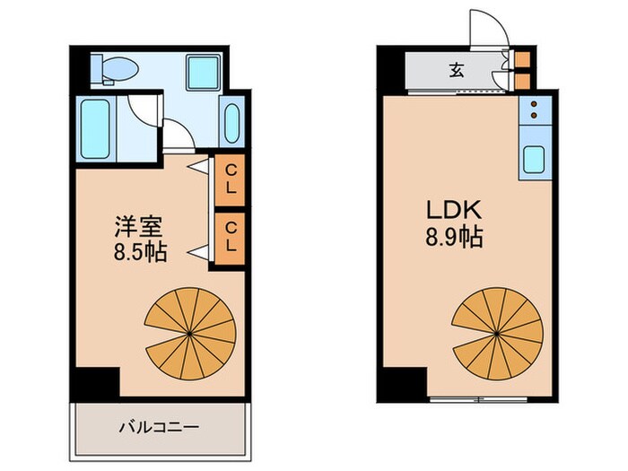 ＶＩＡ　ＬＡＴＴＥＡ　志村の物件間取画像