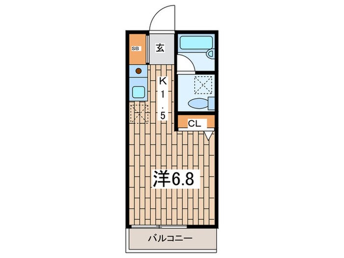 アルテ横濱白楽の物件間取画像