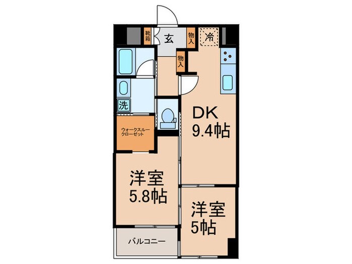 PATH仲六郷の物件間取画像