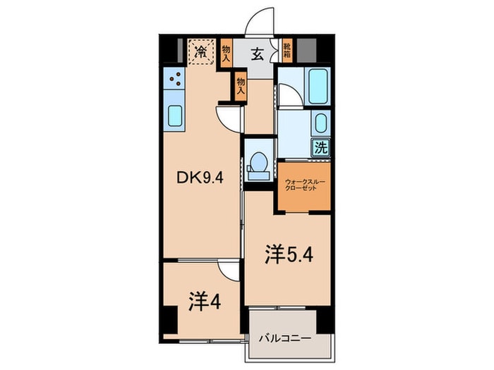 PATH仲六郷の物件間取画像