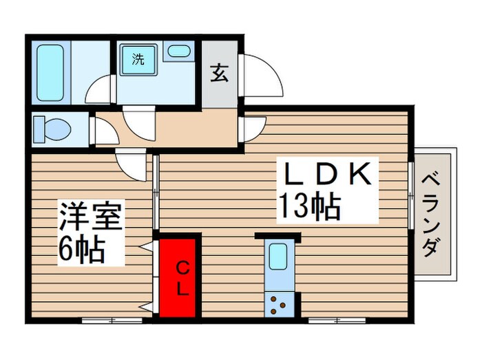 ｃｌａｉｒｌｅ　の物件間取画像