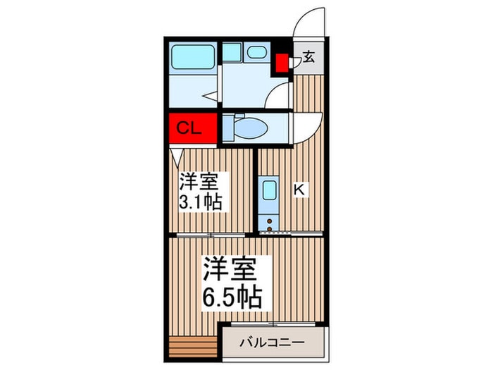 ゾンネンハイムⅢの物件間取画像