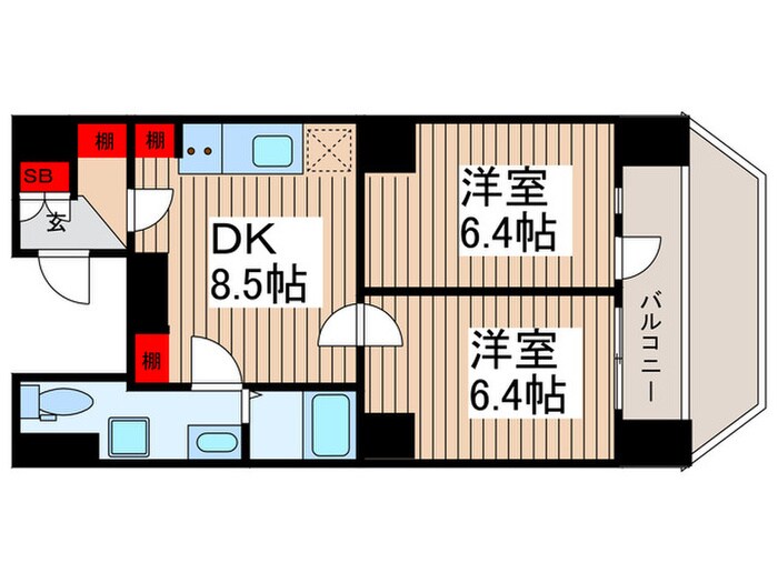 プレシャスラシクラス浅草の物件間取画像