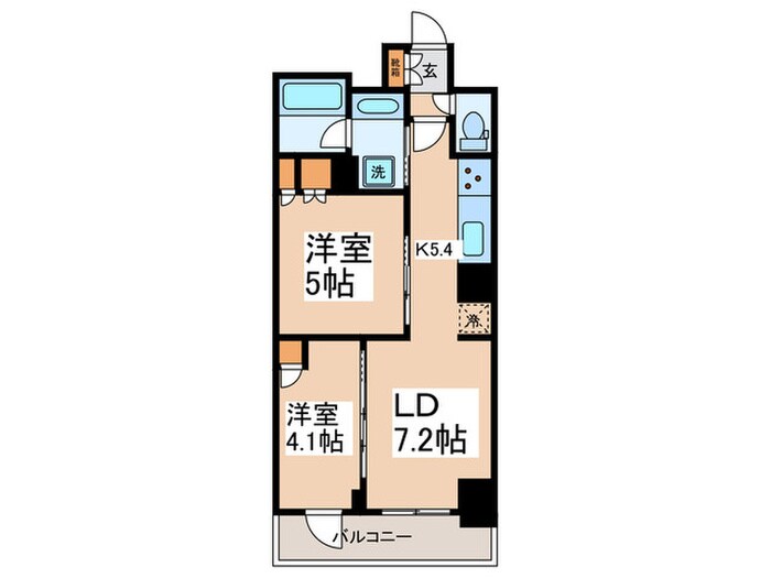 フロンティアレジデンス錦糸公園の物件間取画像