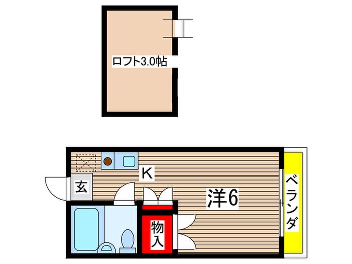 ラフォーレの物件間取画像