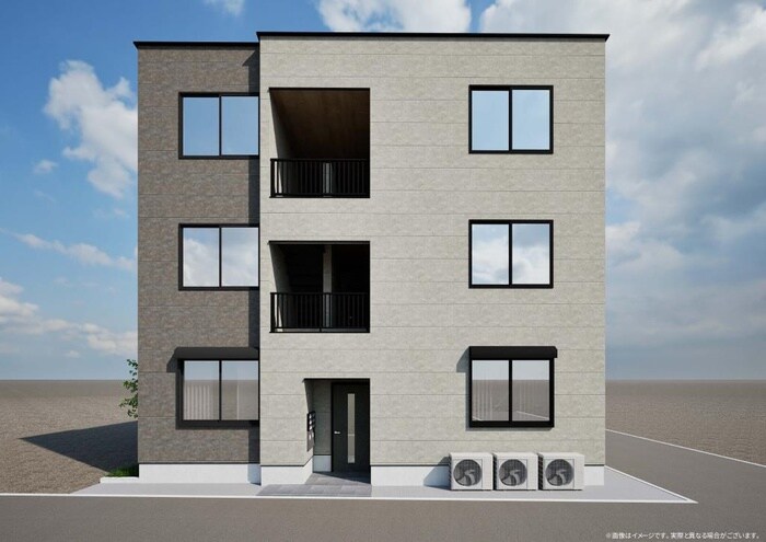 仮）足立区千住龍田町新築工事の物件外観写真