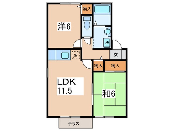 ウィズＢの物件間取画像