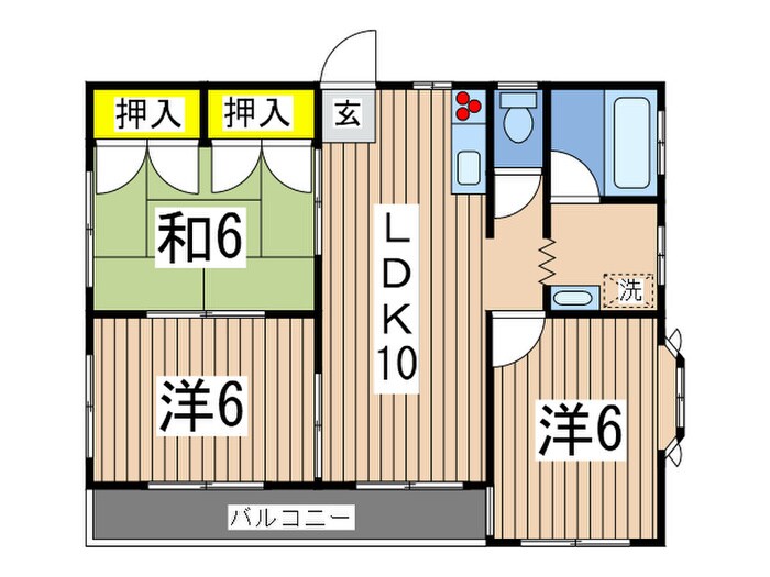 ピロティMの物件間取画像