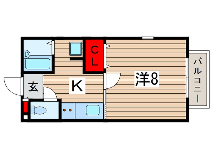 パセオ鈴木の物件間取画像