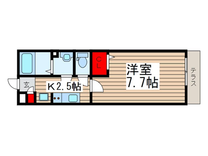 リブリ・カーサ大久保の物件間取画像