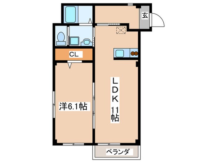 Luminous crefの物件間取画像