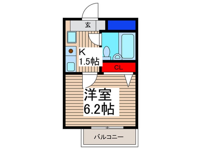 サニーサイド武蔵浦和の物件間取画像