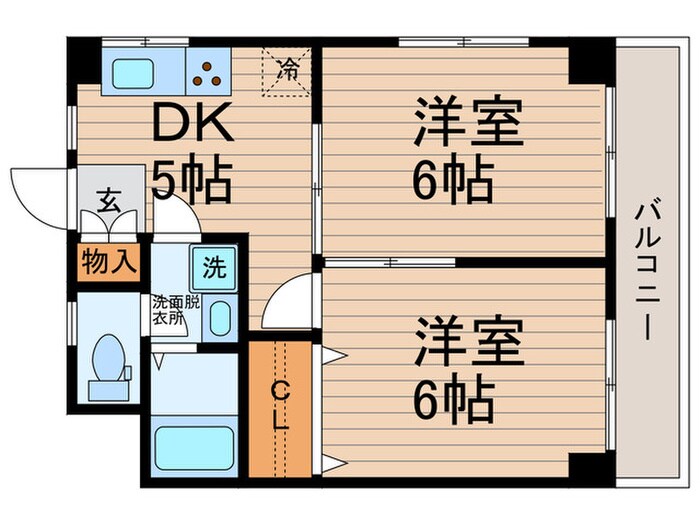 フレンドリ－かわかみの物件間取画像
