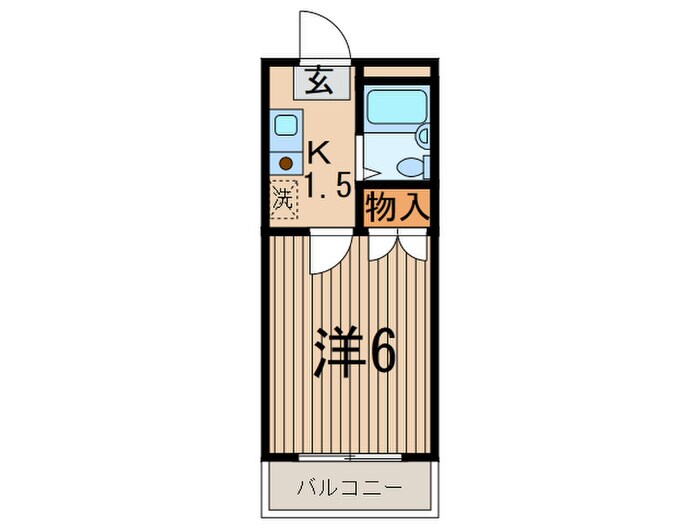 グリ－ンヒルガ－デンの物件間取画像