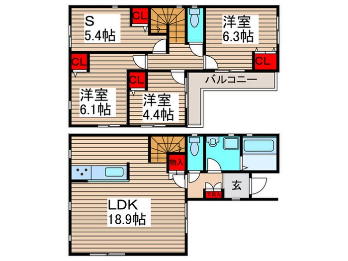 Ｋｏｌｅｔ宮原#１２の物件間取画像