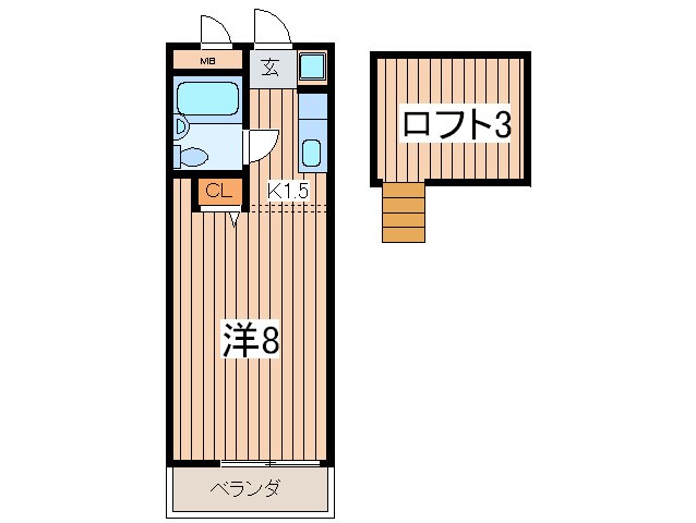 つきみ野コ－ポの物件間取画像
