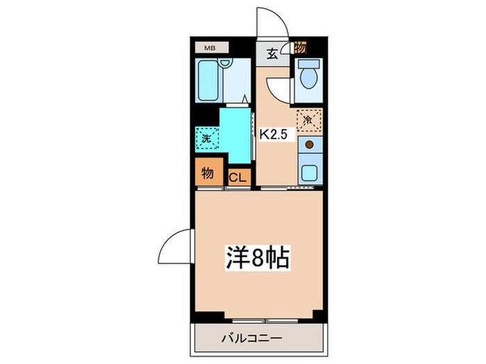 エクセラン池袋の物件間取画像