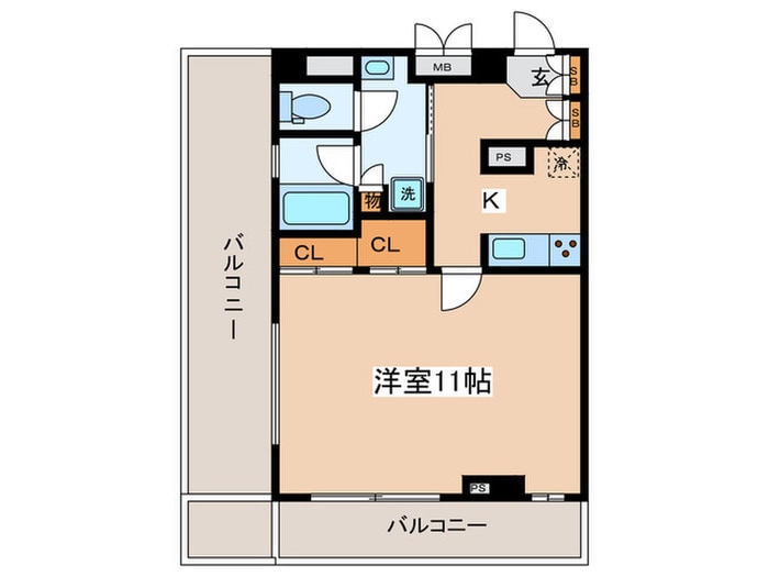 エクセラン池袋の物件間取画像